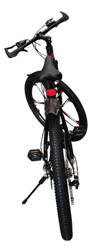 Bicicleta Plegable De Montaña 21 V, Rodada 26 Con Mariconera Rojo Grande