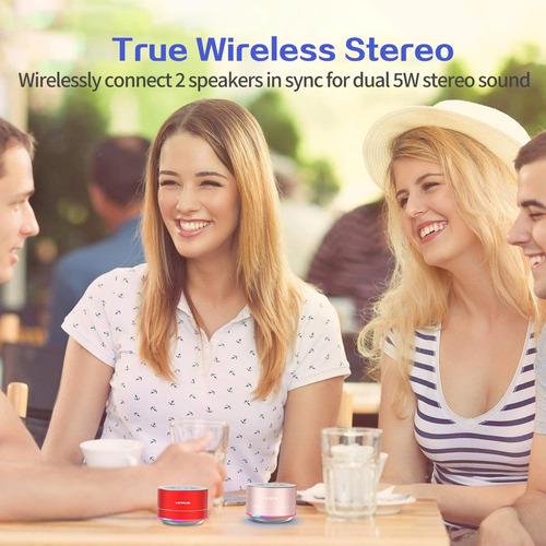 Lenrue A2 Altavoz Bluetooth Inalámbrico Portátil Con Luces Y