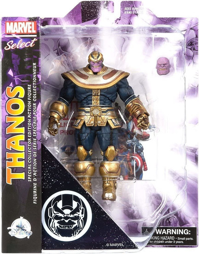 Marvel Select Thanos Avengers Infinity Disney Store Nuevo