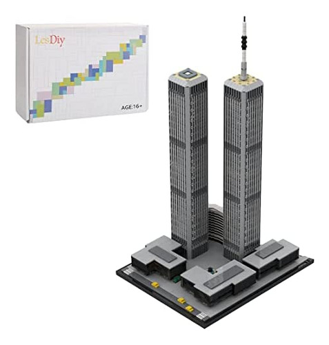 Hyua Moc-1222768 1/1000 World Trade Center (1973-2001) Model