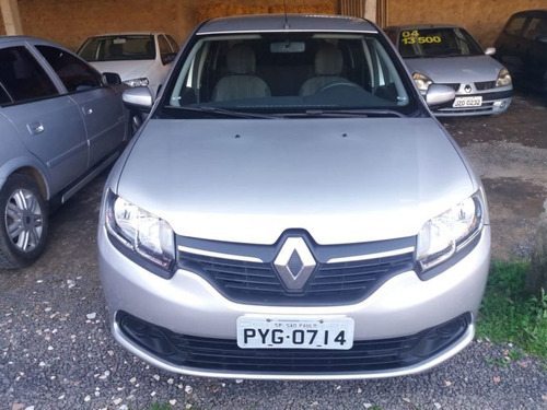 Renault Logan 1.6 Expression 2017 Prata Flex