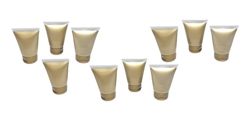 Imagem 1 de 2 de 10 Bisnagas Plástica 30ml Color Lembrancinhas Festas