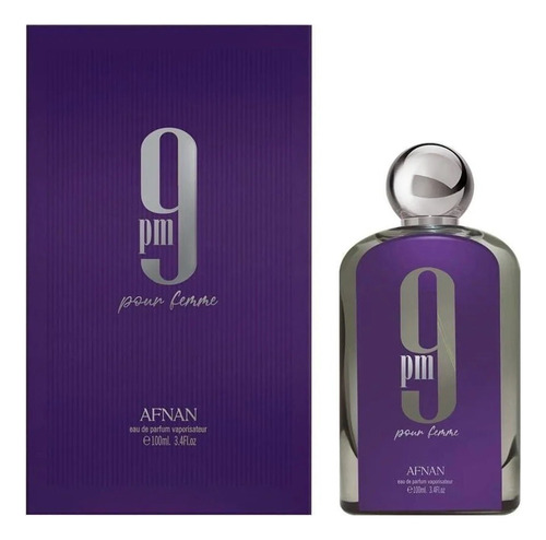 Perfume 9pm Por Femme Afnan Morado Mujer 100ml