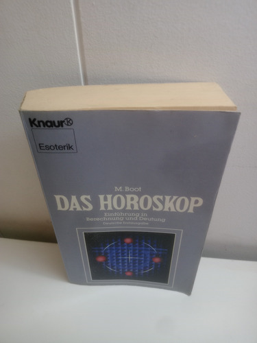 Das Horoskop De M. Boot. (Usado)