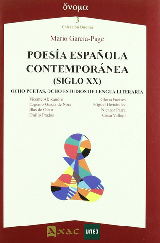 Poesia Espaã¿ola Contemporanea Siglo Xx