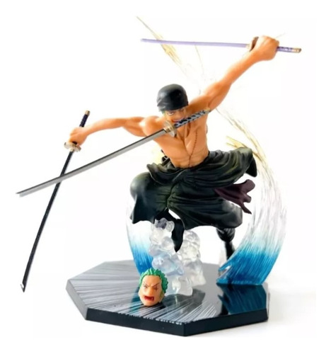 Figura Zoro Roronoa Battle Version One Piece Anime 18cm