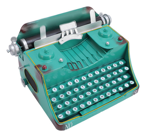Modelo De Máquina De Escribir Retro Verde Verde, Arte En Met
