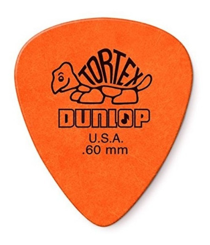 Uñeta Dunlop Tortex 60 Mm Naranja