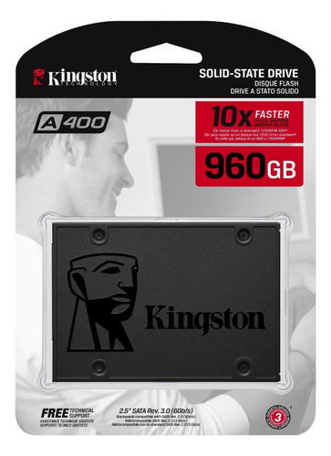 Disco Solido Kingston 960gb Ssd A400 Sata3 6 Gb/s
