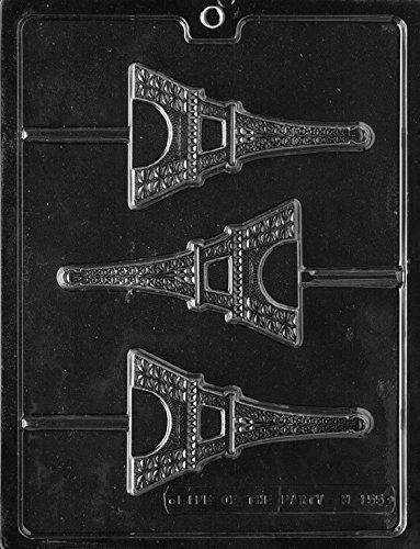 Molde Para Chocolate Lollipop Sucker De La Torre Eiffel, M15