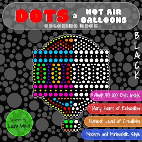 Libro: Dots & Hot Air Balloons Coloring Book: Highest Level 