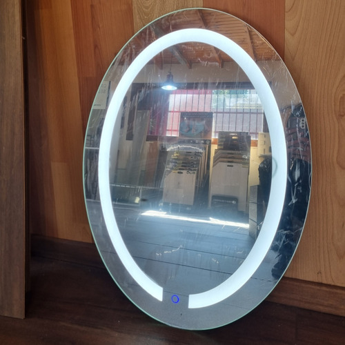 Imagen 5 de 6 de Espejo Luz Led Ovalado 80 X 60 Cm Touch Ideal Baño