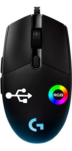 Mouse Gamer Logitech Pro G 25600dpi Óptico Usb Pcreg