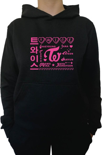 Poleron Hoodie Canguro Twice Kpop Lacombidelmemo