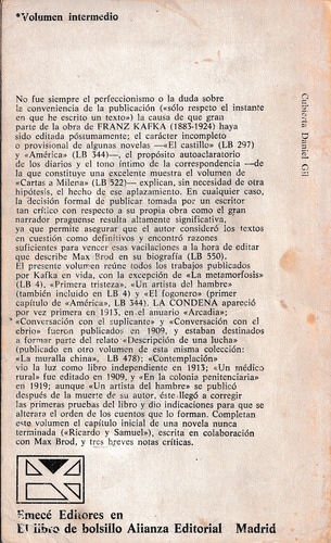 La Condena Franz Kafka (Usado)