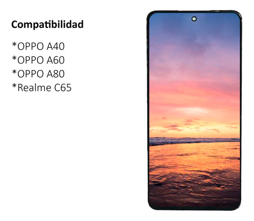 Pantalla Display Compatible Oppo A40 A60 A80 Realme C65