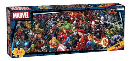 Puzzle 1000 Pz Marvel Super Grande Premium Tapimovil 1 Metro