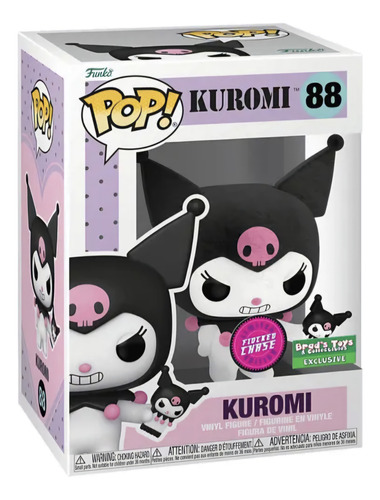 Funko Pop Kuromi Chase Flocked 88 Sanrio