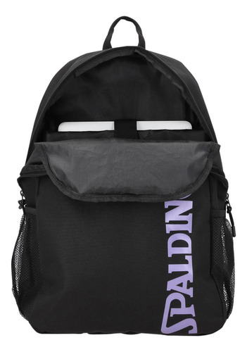 Mochila Bicolor Spalding Negro-lila