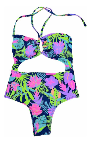 Malla Entera Cancun Mujer Tropical Uv Upf50+