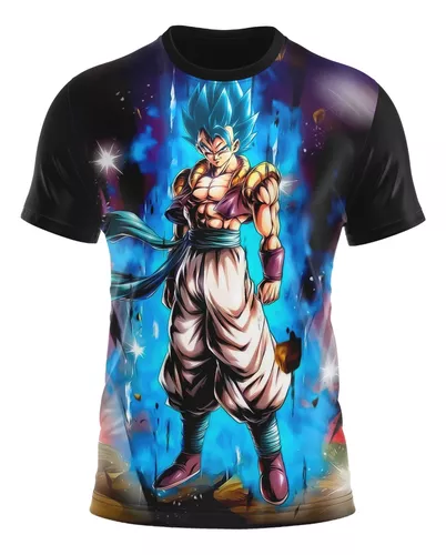 Camisa Camiseta Blusa Goku Super SSJ 3 Dragon Ball Z