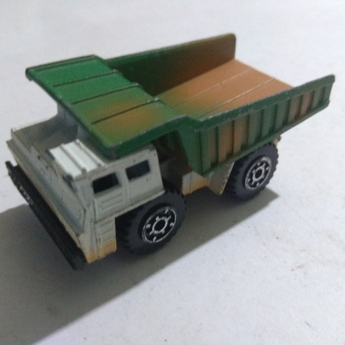 Matchbox Dump Truck White With Green Box China 1989