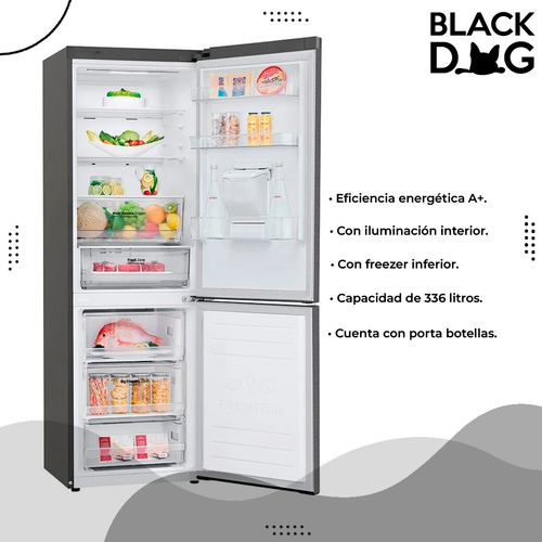 Heladera Inverter No Frost LG Con Freezer 336l Bde