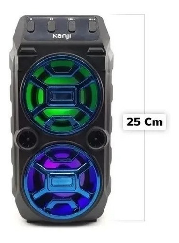 Imagen 3 de 3 de Parlante Portatil Kanji Bora Bora 5w Bluetooth