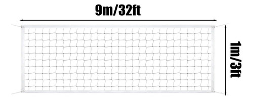 Red De Voleibol Portátil Plegable Mesh R