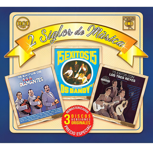 Los Dandys Tres Diamantes Tres Reyes 3cd 2 Siglos De Musica