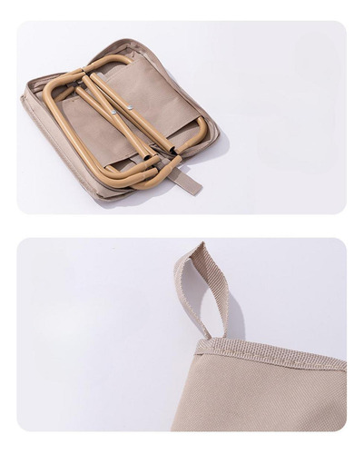 Taburete De Acampada Pequeño, Silla Plegable, Reposapiés,