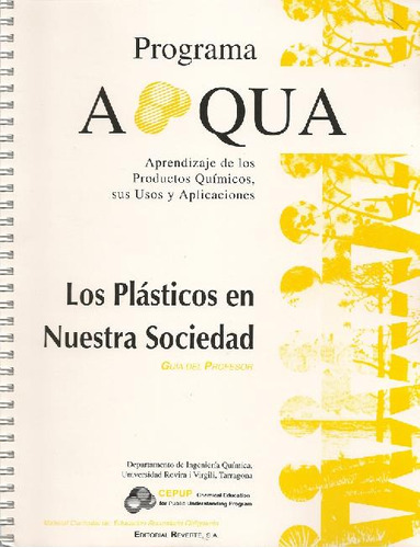 Libro Programa Aqua. Aprendizaje De Los Productos Quimicos,