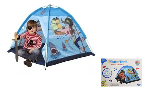 Carpa Iglu Diseño Pirata Para Niños Niñas