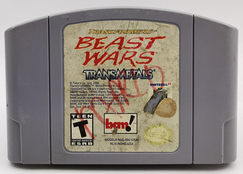 Transformers Beast Wars Transmetals N64 Nintendo R G Gallery