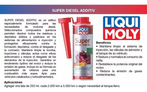 Aditivo Liqui Moly 2504 super diesel: información y comprar