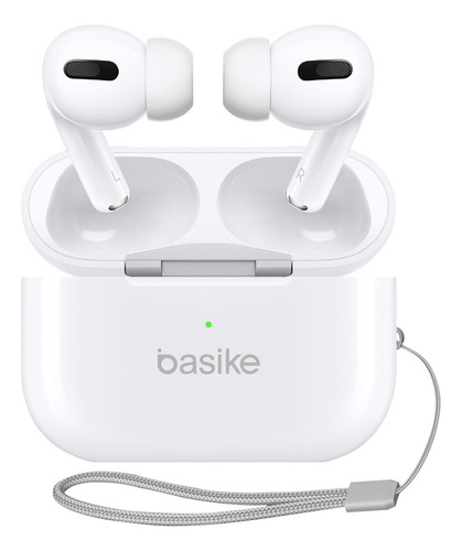 Fone De Ouvido Sem Fio Bluetooth Hifi Tws Basike 5ª Geração Cor Branco