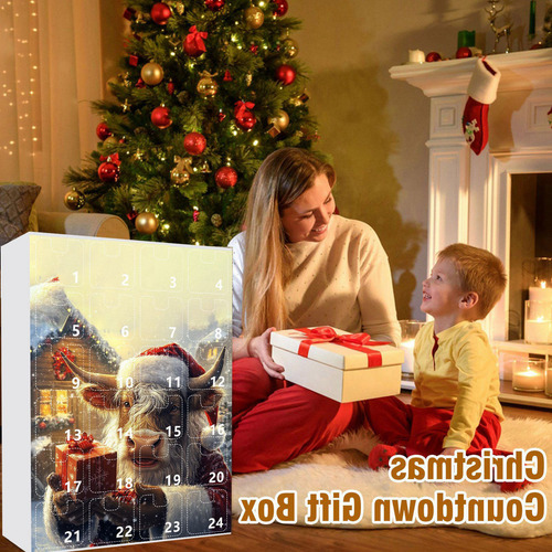 Set De Regalo B Santa Claus Con Cuenta Regresiva Para Navida