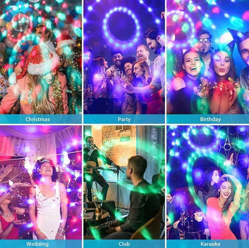 2 X Luces De Escenario Para Discoteca, Bola Mágica Giratoria