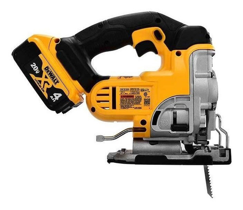 Sierra Caladora Industrial 20v + Kit Bateria Dewalt Dcs331m1