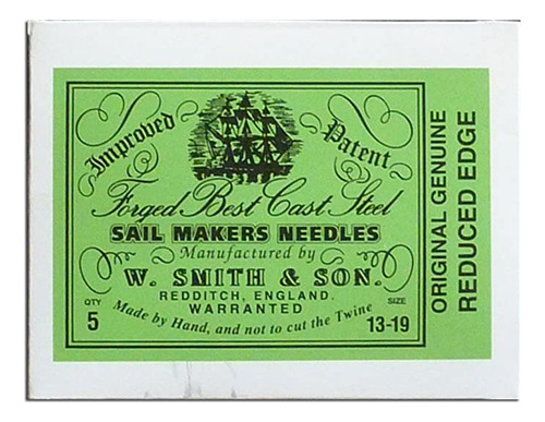 Wm. Smith &amp; Son Paquete De 5 Agujas Para Veleros #13-19