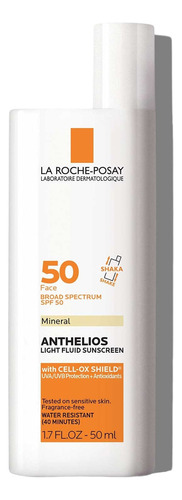 Anthelios Ligero Bloqueador Solar Mineral Spf50 La Roche Pos