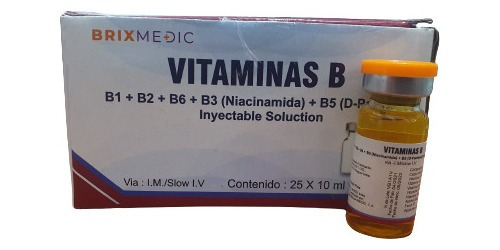 Complejo B 10 Ml Im/iv (cja De 25 Unid)