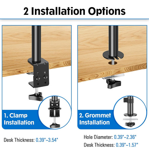 Soporte De Monitor Unico Mountup, Soporte De Monitor Ajus...