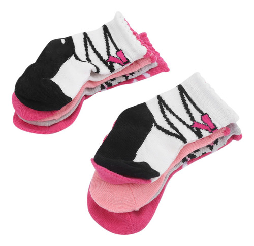 5 Pares De Algodón Multicolor Recién Nacido Bebé Bebé Niño N