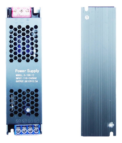 Fuente Poder Para Tiras Led 150 Watt 12 Volt Slim