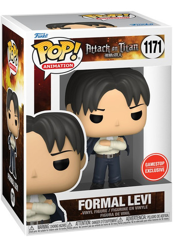 Funko Pop! Attack On Titan - Formal Levi #1171 Gamestop Exc