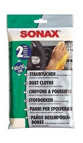 Paño de limpieza Sonax 416600 paño amarillo pack x 2