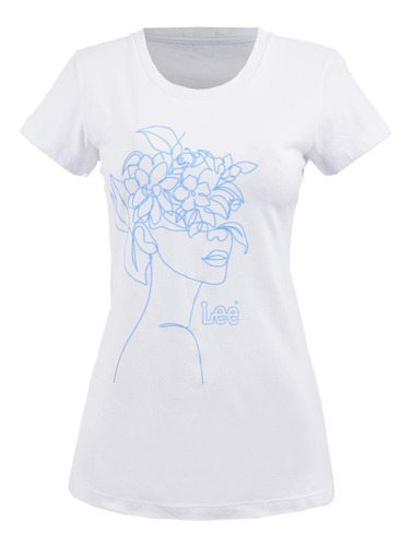 Playera Casual Lee Manga Corta De Mujer S10