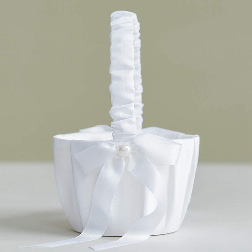 * Cesta De Niña De De La Boda 7.8x5.1inch Símbolo De Amor