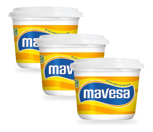 Imagen 1 de 1 de Margarina Mavesa - 3 Unidades De 500g